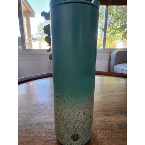 Starbucks 16oz Twist Lid Tall Teal Tumbler Travel Cup Coffee Mug - Picture 1 of 5